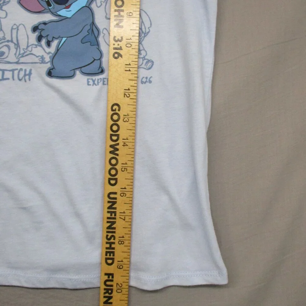 Disney Stitch‎ Graphic Print T-Shirt Blue Kids Size | M